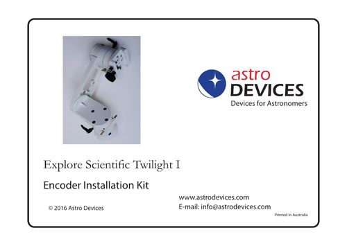 Astro Devices Encoder Kit for AZ5 / Explore Twilight I Alt-Az Mount