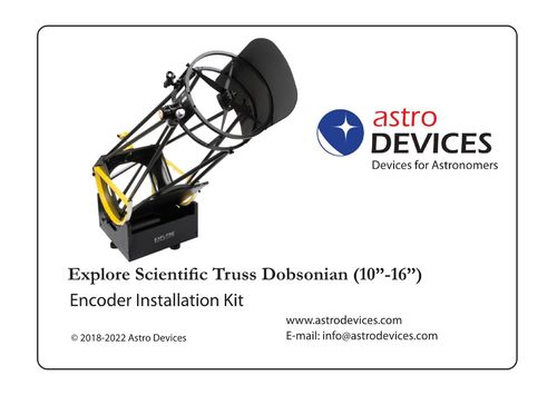 Astro Devices Encoder Kit for Explore Scientific Dobsonians 10",12" and 16" - OFFER!